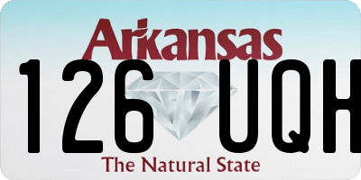 AR license plate 126UQH