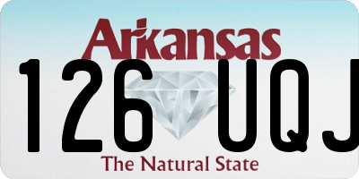 AR license plate 126UQJ
