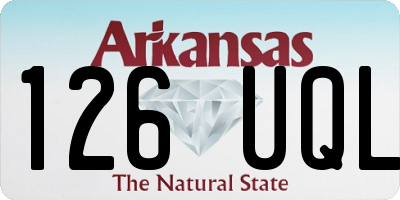 AR license plate 126UQL