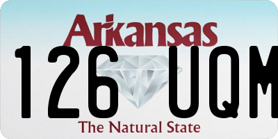 AR license plate 126UQM