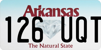 AR license plate 126UQT
