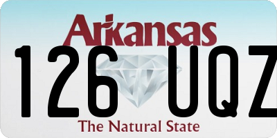 AR license plate 126UQZ