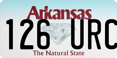 AR license plate 126URC