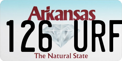 AR license plate 126URF