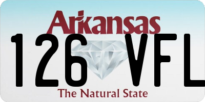 AR license plate 126VFL