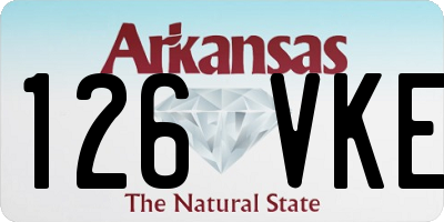 AR license plate 126VKE