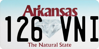 AR license plate 126VNI