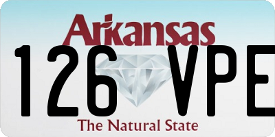 AR license plate 126VPE
