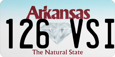 AR license plate 126VSI
