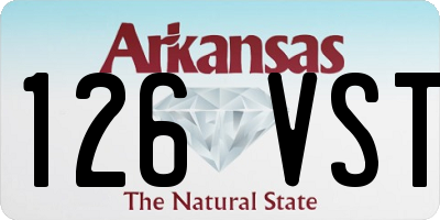 AR license plate 126VST
