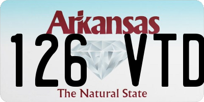 AR license plate 126VTD