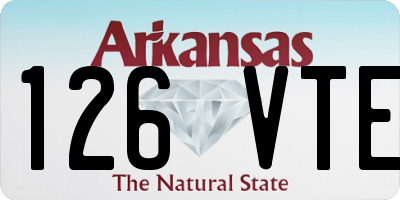 AR license plate 126VTE