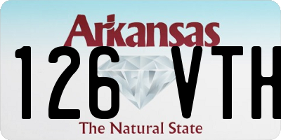AR license plate 126VTH