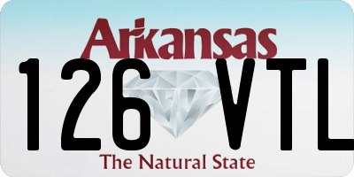 AR license plate 126VTL