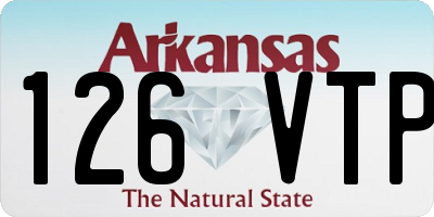 AR license plate 126VTP