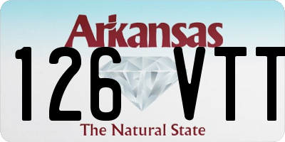 AR license plate 126VTT