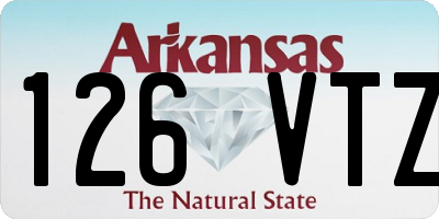 AR license plate 126VTZ