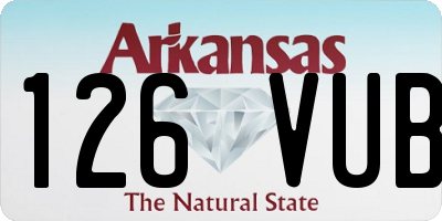 AR license plate 126VUB