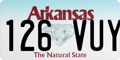 AR license plate 126VUY