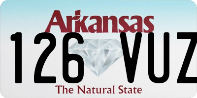 AR license plate 126VUZ