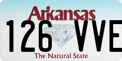 AR license plate 126VVE