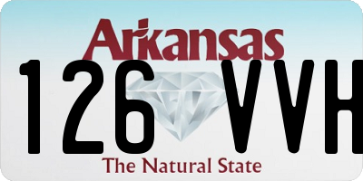 AR license plate 126VVH