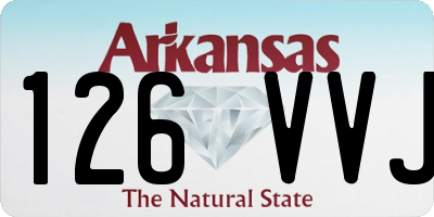 AR license plate 126VVJ