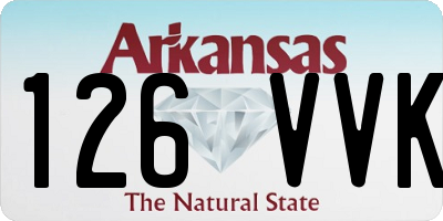AR license plate 126VVK