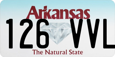AR license plate 126VVL