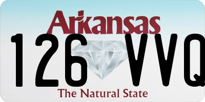 AR license plate 126VVQ