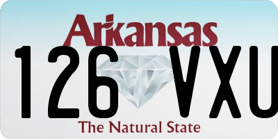 AR license plate 126VXU