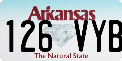 AR license plate 126VYB