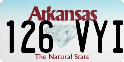 AR license plate 126VYI