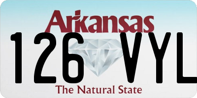 AR license plate 126VYL