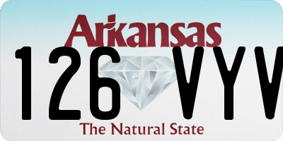 AR license plate 126VYV