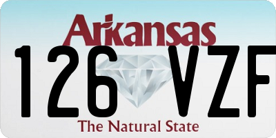 AR license plate 126VZF
