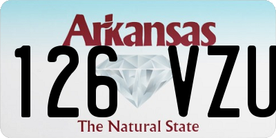 AR license plate 126VZU