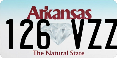 AR license plate 126VZZ