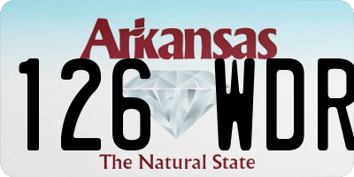 AR license plate 126WDR