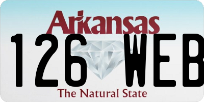 AR license plate 126WEB