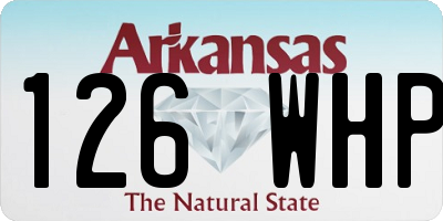 AR license plate 126WHP