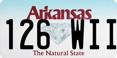 AR license plate 126WII