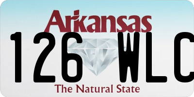AR license plate 126WLC