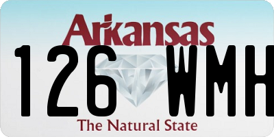 AR license plate 126WMH