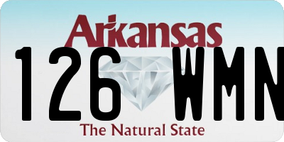 AR license plate 126WMN