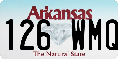 AR license plate 126WMQ