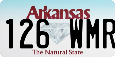 AR license plate 126WMR