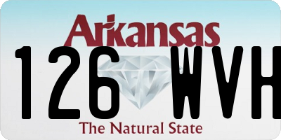 AR license plate 126WVH