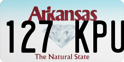 AR license plate 127KPU