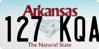 AR license plate 127KQA